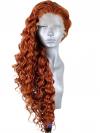 Orange Wave Lace Front Drag Wig
