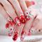 Bling Rhinestone Acrylic Fake Nails