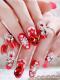 Bling Rhinestone Acrylic Fake Nails