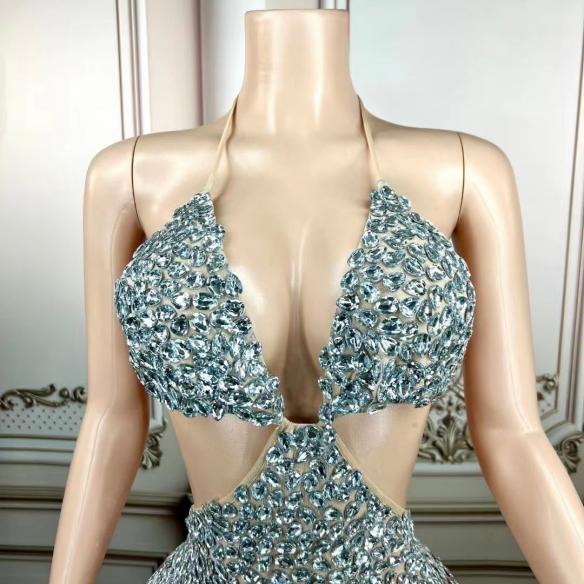 Shinny Diamond Rhinestone Dress