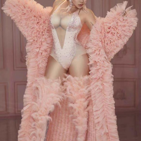Pink Feather Cloak