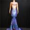 Nude Crystallized Pearl Mermaid Dress
