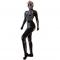 Silver Rhinestone Rivet Skeleton Bodysuit