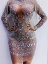 Rinestone Tassle Dress