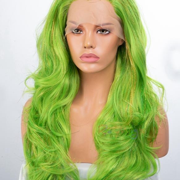 Human Hair Full Lace Wig Curly Ash Brown