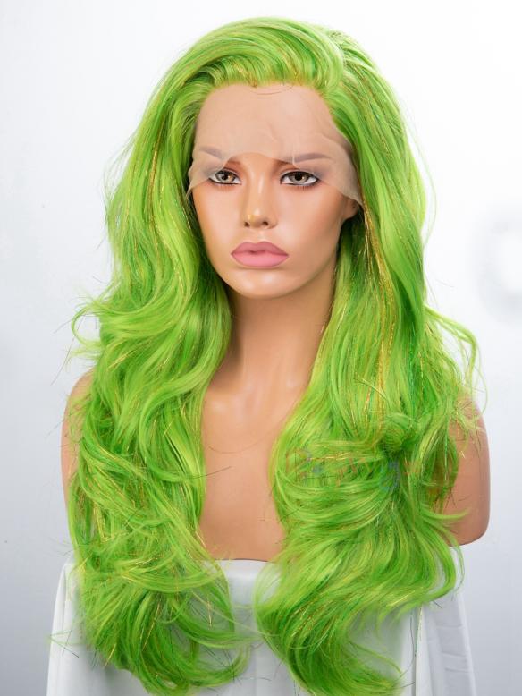 Human Hair Full Lace Wig Curly Ash Brown