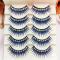 Multi- color Rhinestone False Lashes