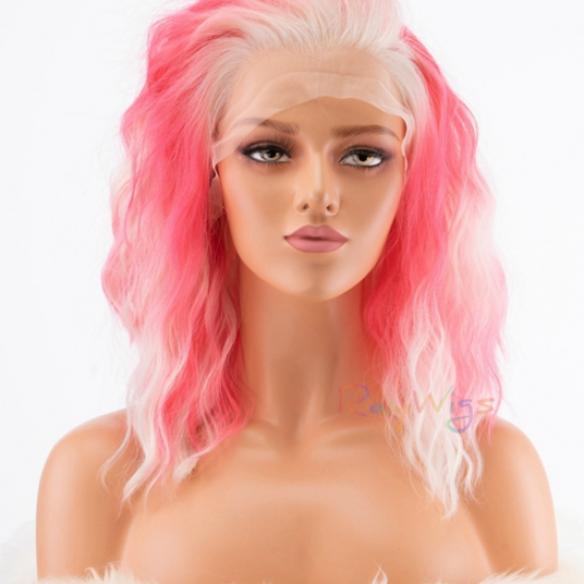 Human Hair Full Lace Wig Curly Ash Brown