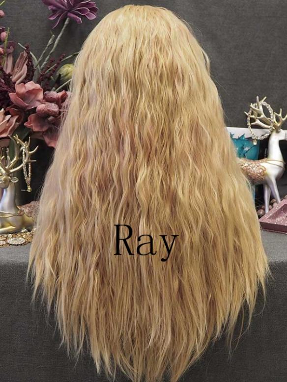 Human Hair Full Lace Wig Curly Ash Brown