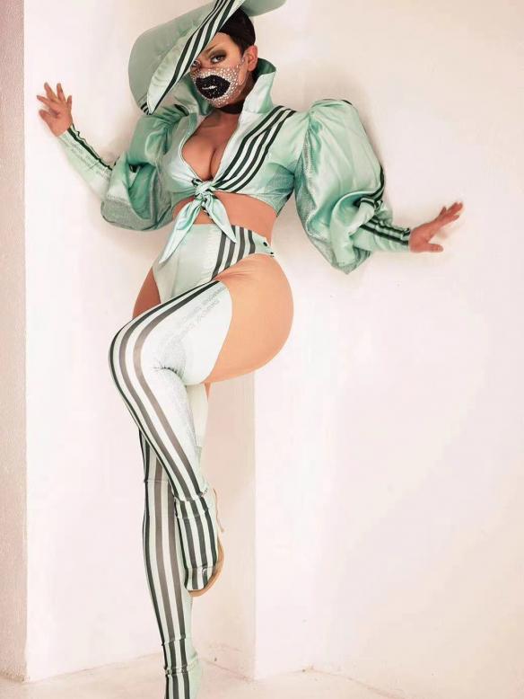 Mint Green Suit (include hat & foot cover)