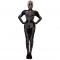 Silver Rhinestone Rivet Skeleton Bodysuit