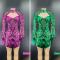 Various Colors Mirror- like Sequin Dress