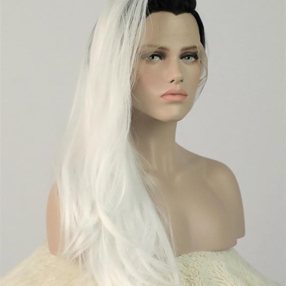 Ava-snow white with Black Root