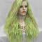 Human Hair Full Lace Wig Curly Ash Brown