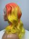 Yellow & Orange Mixed Color Wig