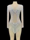 White Tassel Leotard