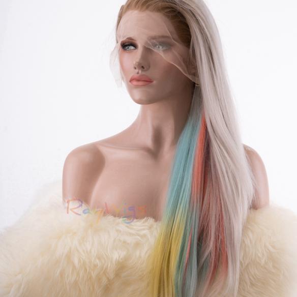 Human Hair Full Lace Wig Curly Ash Brown