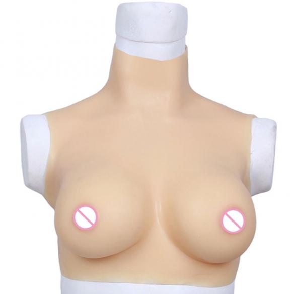 High Collar Silicone Breast Plate 