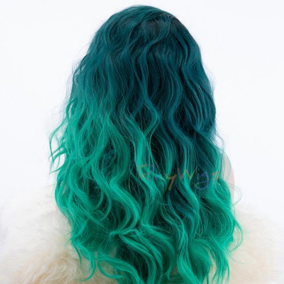 Human Hair Full Lace Wig Curly Ash Brown