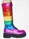 LGBT Pride Glittery Lace-Up Women’s Boots