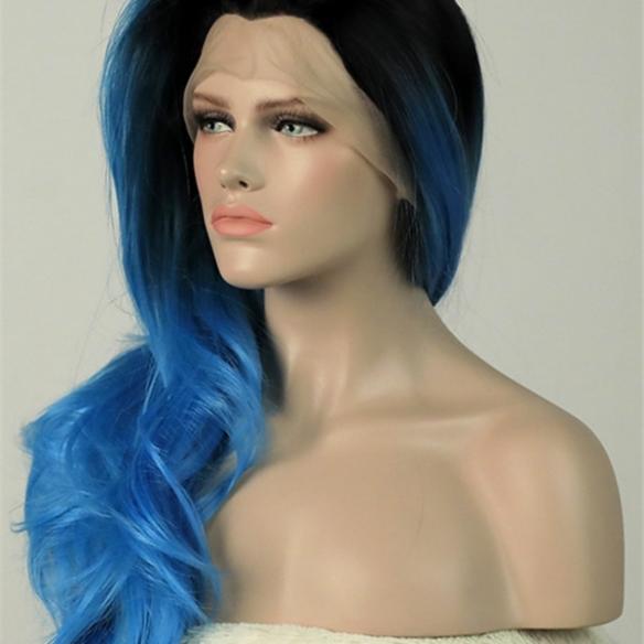 Ava- Steel Blue Ombre Color