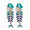 Blue Fish Earrings