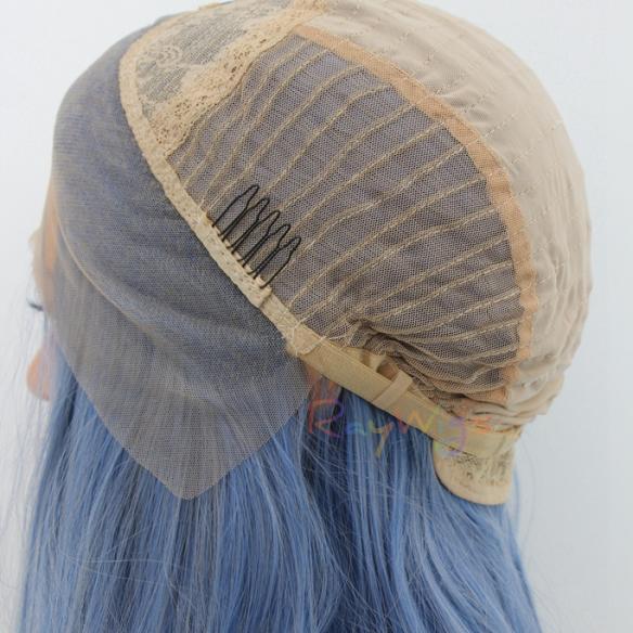 Human Hair Full Lace Wig Curly Ash Brown