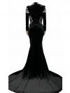 Black Rhinestone Gown