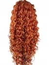 Orange Wave Lace Front Drag Wig