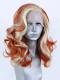  Ginger orange with blonde highlight wavy drag wig