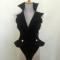 Black Sleeveless Leotard