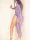 Purple Tassel Dress