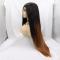 Human Hair Full Lace Wig Curly Ash Brown