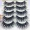 Black and Blue Rhinestone False Lashes