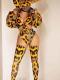 Full Set Leopard Print Suit (inlcude hat & foot cover)