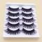 Black False Lashes with Blue/ Purple